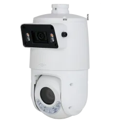 X-Security PTZ IP gama ULTRA - Doble Lente (Panorámica 4Mpx + PTZ 4Mpx) - Lente PTZ 5~125 mm | 25X | PoE+ - Lente pan...