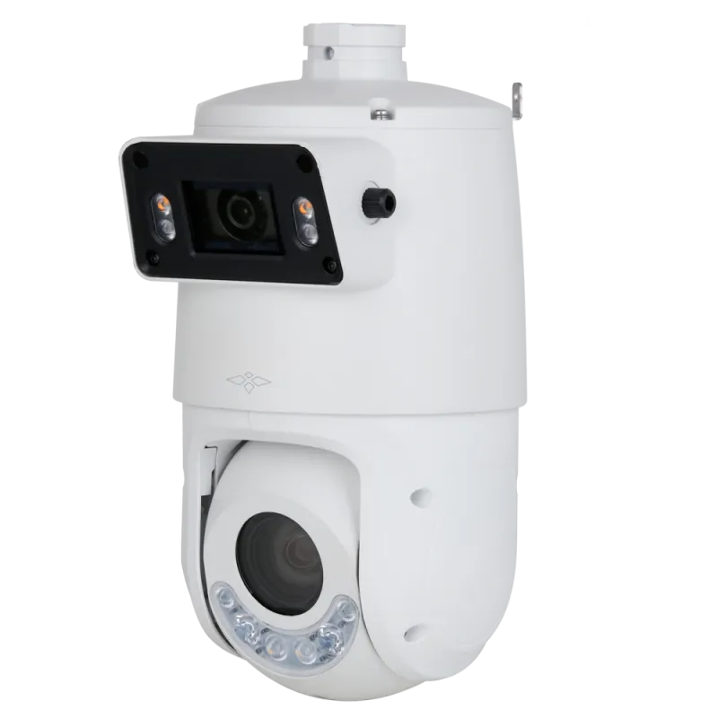 X-Security PTZ IP gama ULTRA - Doble Lente (Panorámica 4Mpx + PTZ 4Mpx) - Lente PTZ 5~125 mm | 25X | PoE+ - Lente pan...