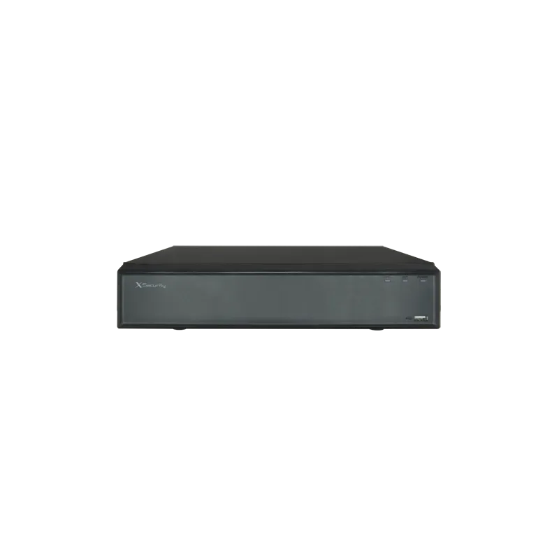 Grabador IP X-Security AI - 8 CH vídeo IP - Resolución máxima grabación 12 Mpx - Ancho de banda 80 Mbps - Salida HDM...