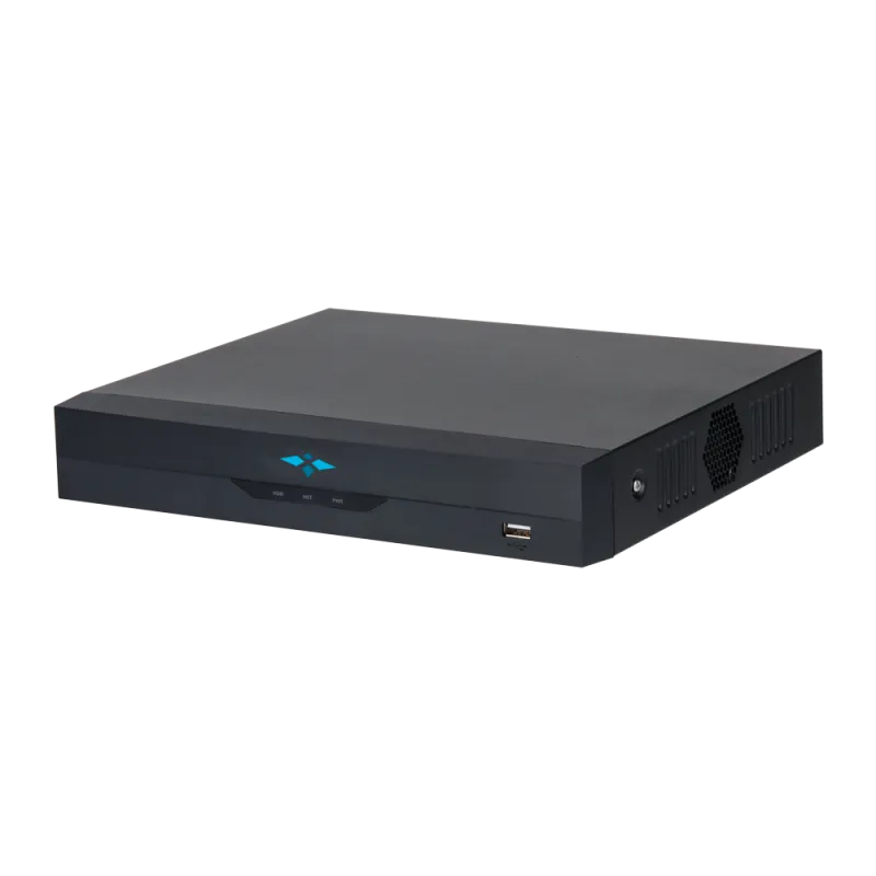 Grabador IP X-Security AI - 16 CH vídeo IP - Resolución máxima grabación 12 Mpx - Ancho de banda 144 Mbps - Salida H...