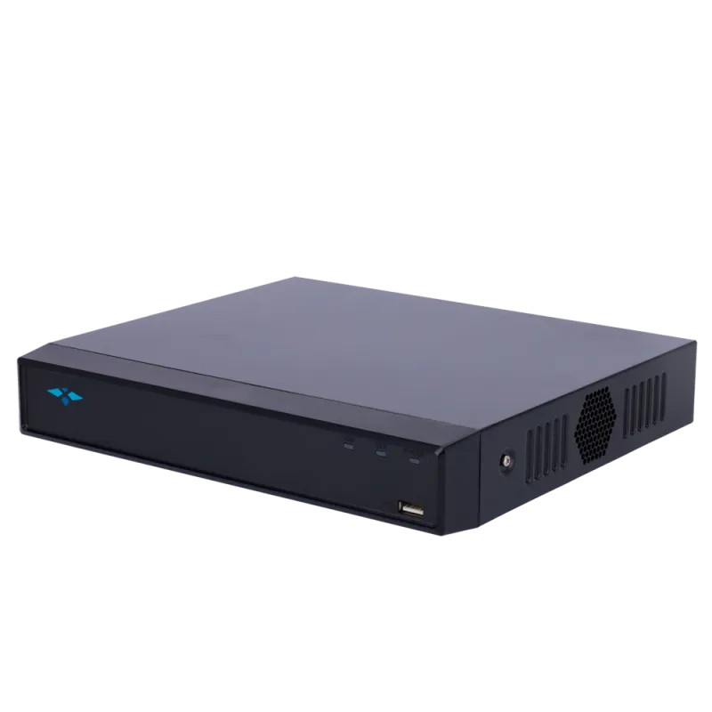 Grabador X-Security NVR para cámaras IP - 16 CH vídeo IP - Resolución máxima grabación 8 Mpx - Entrada y Salida de au...