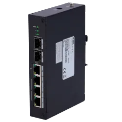 Switch PoE X-Security - 3 puertos FE + 1GE + 2 SFP GE - 60W puerto 4 / 30W puerto 1-3/ Máximo 120W - Hi-PoE / IEEE80...