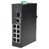 Switch PoE X-Security - 8 puertos PoE + 1 Uplink RJ45 - Velocidad 10/100 Mbps - Potencia 30 W por puerto - Potencia m...