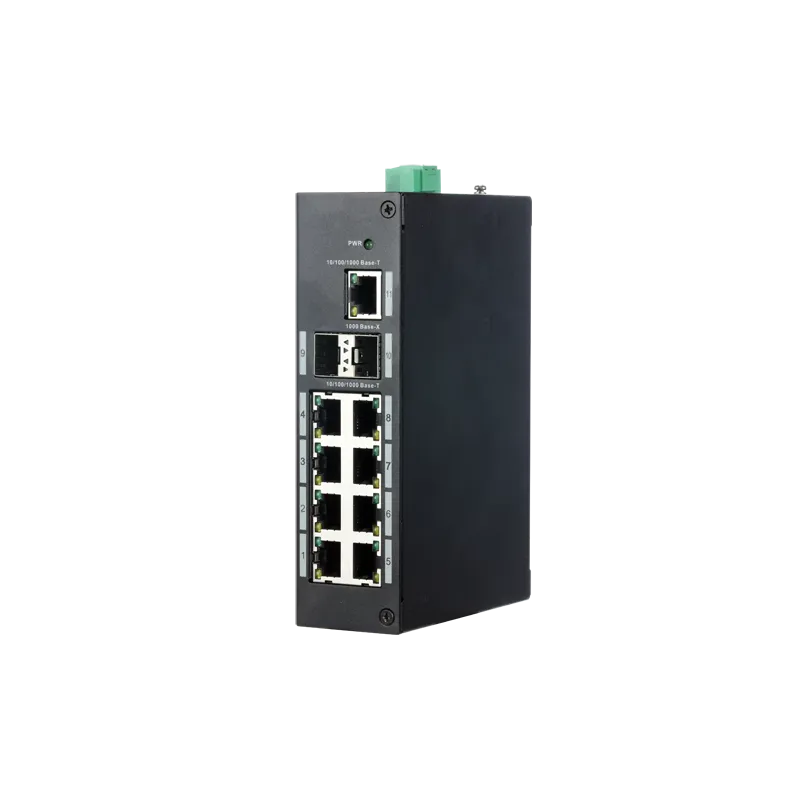 Switch Industrial X-Security - 9 puertos RJ45 + 2 puerto Uplink (SFP) - Velocidad 10/100/1000 Mbps - Tecnología de ah...
