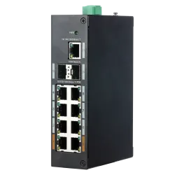 Switch Industrial X-Security - 8 puertos RJ45 + 2 puertos SFP + 1 puerto RJ45 - Velocidad 10/100/1000 Mbps - 2x Puert...