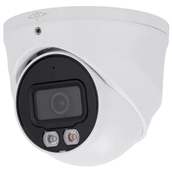 Cámara Turret HDCVI X-Security - CMOS 4K - Lente 3.6 mm - WDR(120dB) - Luz dual: IR + Blanco alcance 40 m | Micrófono...