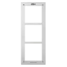 Panel frontal - Específica para videoporteros - Compatible con módulos XS-V2000E-M(X) - triple módulo - 369mm (Al) x ...