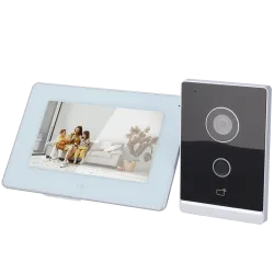 Kit de videoportero - Tecnología IP y PoE - TCP/IP, WiFi y SIP - Incluye Placa y Monitor - Montaje en superficie - So...