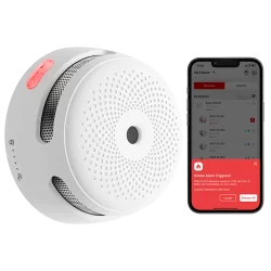 Mini detector de humo autónomo X-Sense - Comunicación WiFi 2.4GHz - Conexión a través de APP - Duración de la batería...