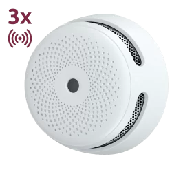 Pack de 3 mini detector de humo autónomo X-Sense - Comunicación WiFi 2.4GHz - Conexión a través de APP - Duración de ...