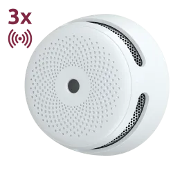 Pack de 3 mini detector de humo autónomo X-Sense - Comunicación WiFi 2.4GHz - Conexión a través de APP - Duración de ...