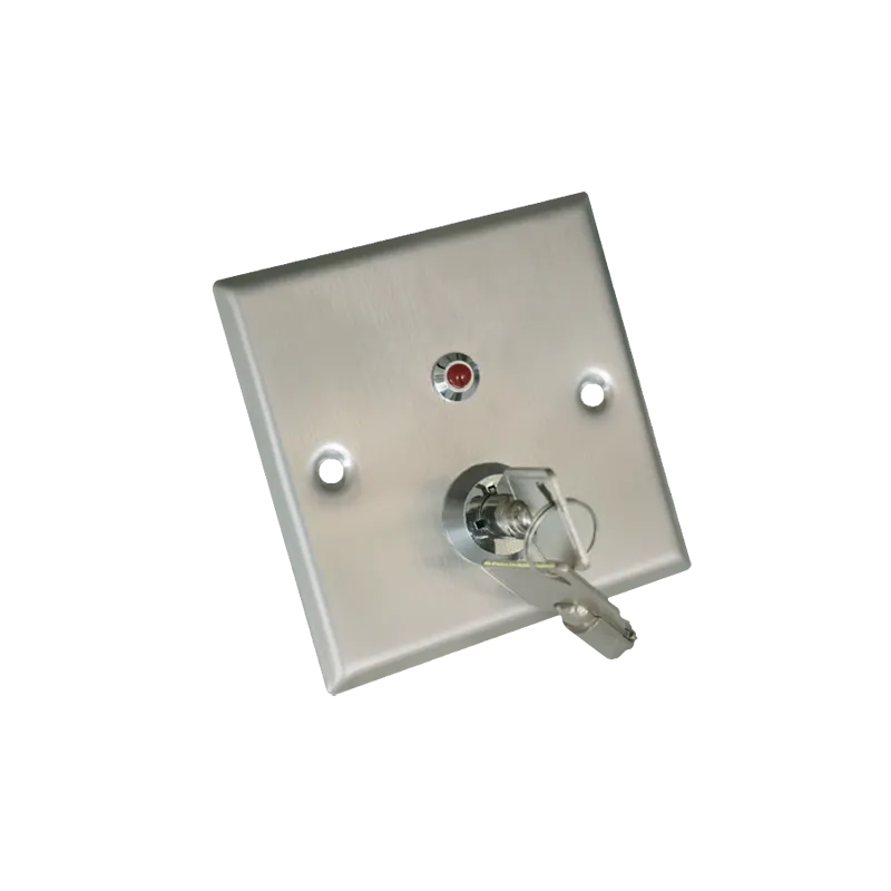 Pulsador con llave - Indicador LED - Testado 500.000 usos - NO/NC/COM/TAMP/LED | Empotrado o superficie - Medidas 86 ...
