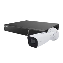 Kit de Inteligencia Artificial Safire Smart - 1 Cámara Bullet de 4Mpx - 1 NVR de 8CH con audio y alarma - 1 Disco dur...