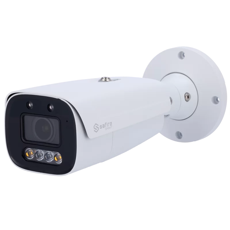 Safire Smart - Cámara Bullet IP gama I1 con Disuasión activa - Resolución 4 Megapíxel (2566x1440) - Lente 2.8-12 mm |...