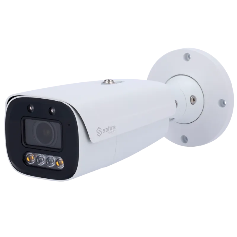 Safire Smart - Cámara Bullet IP gama I1 con Disuasión activa - Resolución 4 Megapíxel (2566x1440) - Lente 2.8-12 mm |...