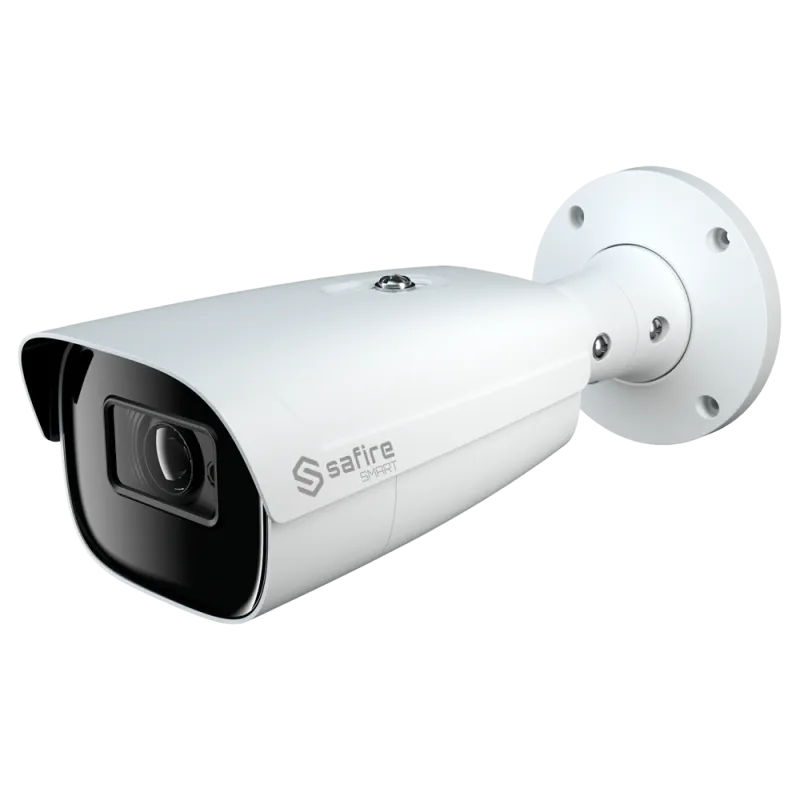 Safire Smart - Cámara Bullet IP gama LPR - Resolución 4 Megapíxel (2592x1520) - Lente Motorizada 8-32 mm | Audio | IR...