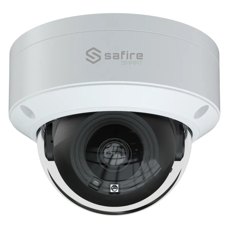 Safire Smart - Cámara Domo IP gama B1 económica - Resolución 4 Megapíxel (2566x1440) - Lente 2.8 mm | IR 30m - Reglas...