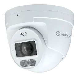 Safire Smart - Cámara Turret IP gama I1 con Disuasión activa - Resolución 4 Megapíxel (2566x1440) - Lente 2.8 mm | MI...