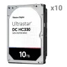 Disco duro Western Digital - 10 unidades | Capacidad 10 TB cada uno - Interfaz SATA 6 Gb/s - Modelo WUS721010ALE6L4 -...