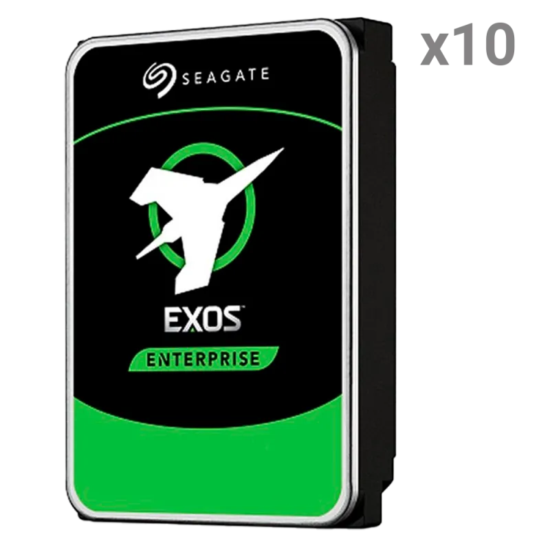 Disco duro Seagate - 10 unidades | Capacidad 8 TB cada uno - Interfaz SATA III 6 Gb/s - Modelo ST8000NM017B - Diseña...