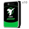 Disco duro Seagate - 10 unidades | Capacidad 8 TB cada uno - Interfaz SATA III 6 Gb/s - Modelo ST8000NM017B - Diseña...