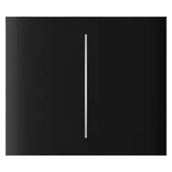 Panel táctil para interruptor de luz doble - Compatible con AJ-LIGHTCORE-2G-VERT - Retroiluminación LED - Panel táct...
