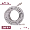 Cable SFTP - Ethernet - Conectores RJ45 - Categoría 6A - 10 m - Color blanco