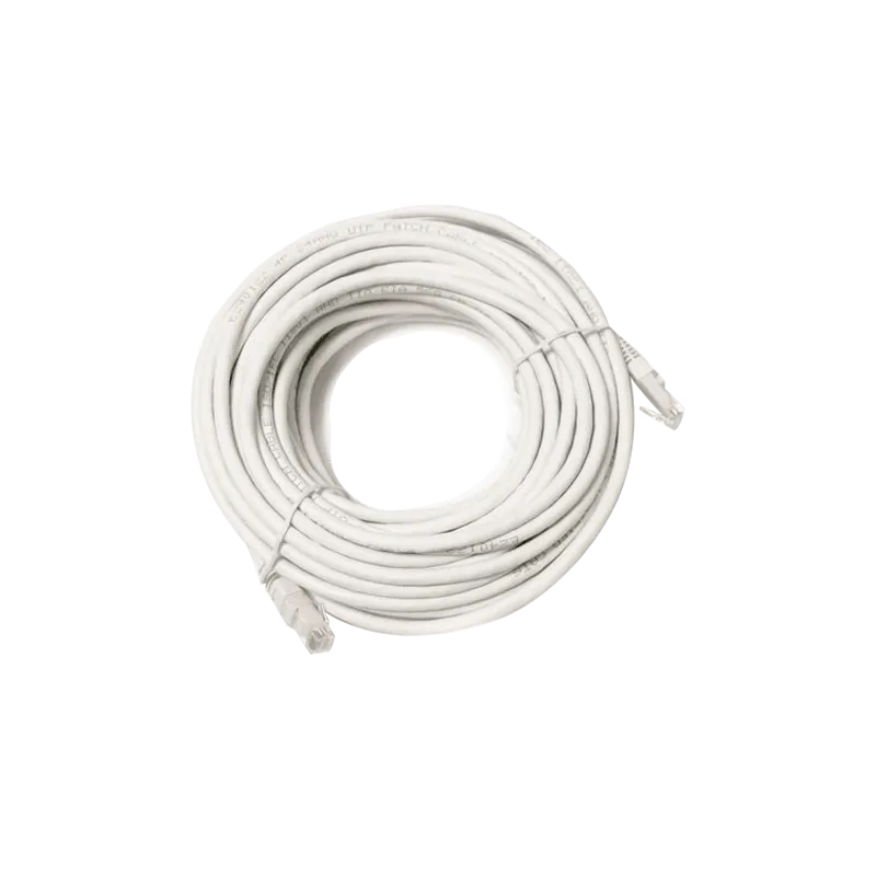 Cable UTP Safire - Ethernet - Conectores RJ45 - Categoría 5E - 20 m - Color blanco