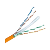 Cable UTP Cat 6 libre de halógenos - Conductor 99,9% cobre - CPR class: Dca - Cumple con 90m Fluke test - Rollo de 30...