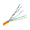 Cable UTP Cat 6 libre de halógenos - Conductor 99,9% cobre - CPR class: Dca - Cumple con 90m Fluke test - Rollo de 30...