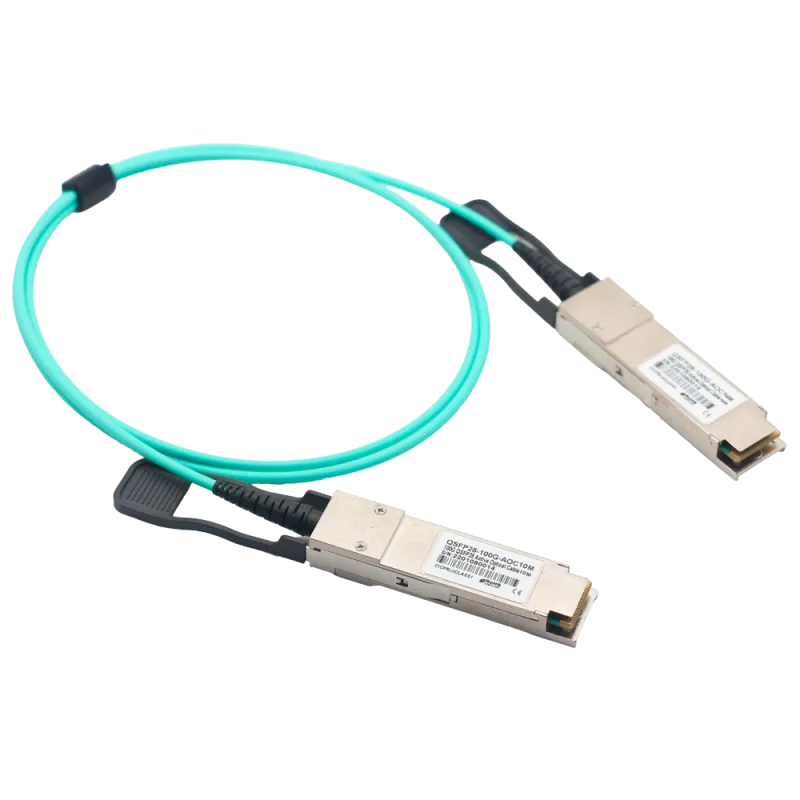 Cable de conexión directa QSFP28 - Velocidad 100Gbps - Modulos QSFP28 en ambos extremos - Ideal para Stacking entre S...