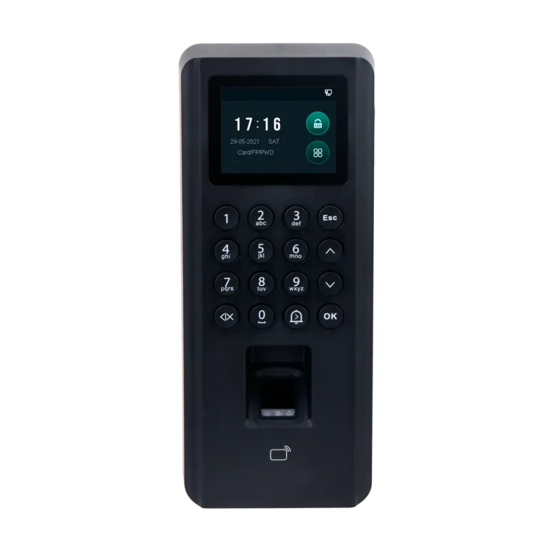 Control de acceso y presencia - Huella, tarjeta MF y PIN - 30.000 usuarios | 100.000 registros - TCP/IP, WiFi, USB, O...