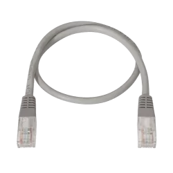 Cable UTP Safire - Ethernet - Conectores RJ45 - Categoría 5E - 0.3 m - Color gris