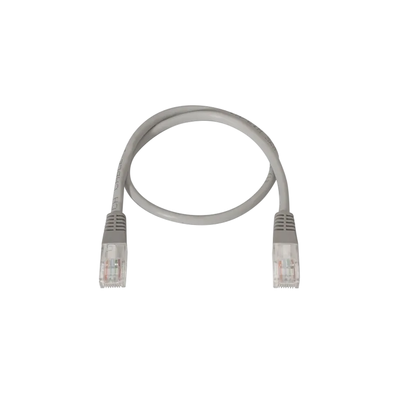 Cable UTP Safire - Ethernet - Conectores RJ45 - Categoría 5E - 0.3 m - Color gris