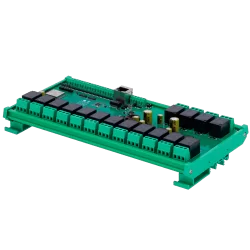 Módulo de adquisición y control de datos - 16 entradas digit. / 16 salidas de relé (NA/NC) - Protocolos: Modbus/TCP, ...