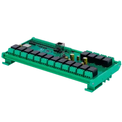 Módulo de adquisición y control de datos - 16 entradas digit. / 16 salidas de relé (NA/NC) - Protocolos: Modbus/TCP, ...