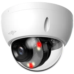 X-Security Cámara IP Dome - 4 Megapíxel (2688x1520) - Lente fija 2.8mm - WDR 120dB | Dual Light(IR 60m y Luz Blanca...