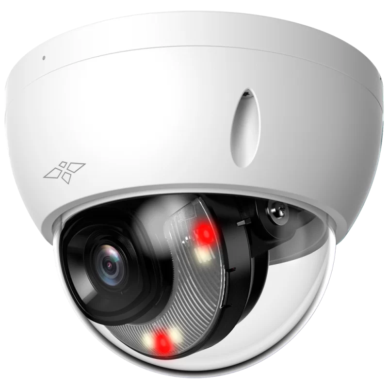 X-Security Cámara IP Dome - 4 Megapíxel (2688x1520) - Lente fija 2.8mm - WDR 120dB | Dual Light(IR 60m y Luz Blanca...