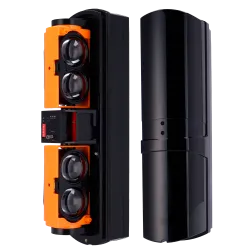 Detector de barrera por infrarrojos - Compatible con Transmitter o DoorProtect Ajax - Inalámbrico | 4 haces | Función...