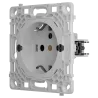 Enchufe básico vertical tipo F - Alimentación 250 V AC 50/60 Hz - Hasta 3.6 kW (carga resistiva a 250 V) - Protección...