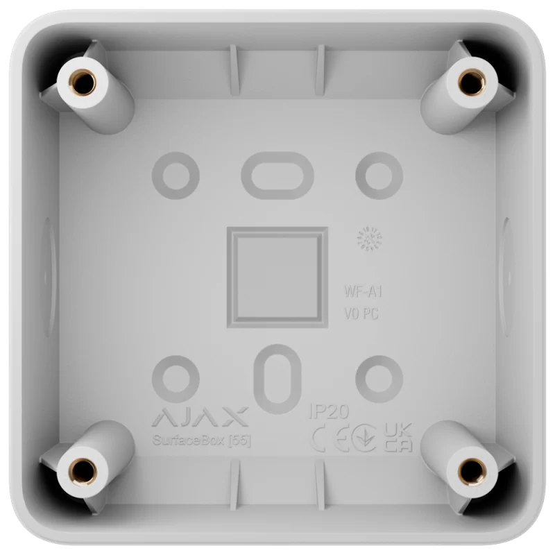 Caja de montaje para un dispositivo - Uso interiores - Compatible con AJ-SOLOBUTTON o AJ-SOLOCOVER - Factor de forma ...