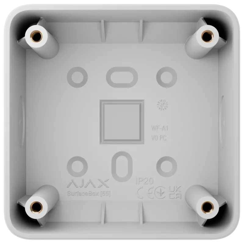 Caja de montaje para un dispositivo - Uso interiores - Compatible con AJ-SOLOBUTTON o AJ-SOLOCOVER - Factor de forma ...