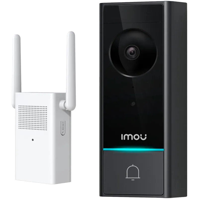 Doorbell WiFi a bateria Imou 5 Megapixel 2K - Batería 6200 mAh - Lente 2.0 mm / IR 5m - Detección de humanos por PIR ...