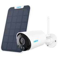 Reolink Camara WiFi a Batería con Panel Solar - 3MP (2304 x 1296) - IR 10 m / Sirena - Deteccion PIR Humanos / Vehícu...