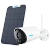 Reolink Camara WiFi a Batería con Panel Solar - 3MP (2304 x 1296) - IR 10 m / Sirena - Deteccion PIR Humanos / Vehícu...