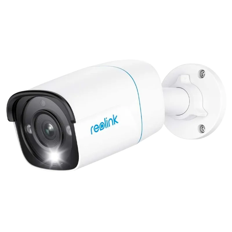 Reolink Camara IP PoE P330 - 8MP (3840x2160) - IR 30 m / PoE - Deteccion de Personas / Vehículos - Audio Bidirecciona...