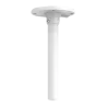 Soporte de pared - Para domos motorizadas - Apto para uso en exterior - Color blanco - Pasador de cables