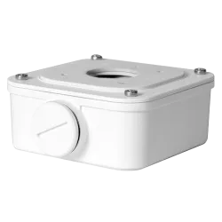 Caja de conexiones - Para cámaras bullet - Apto para uso exterior - Instalación en techo o pared - Color Blanco - Pas...