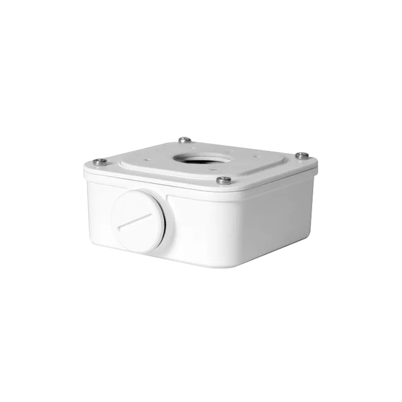 Caja de conexiones - Para cámaras bullet - Apto para uso exterior - Instalación en techo o pared - Color Blanco - Pas...