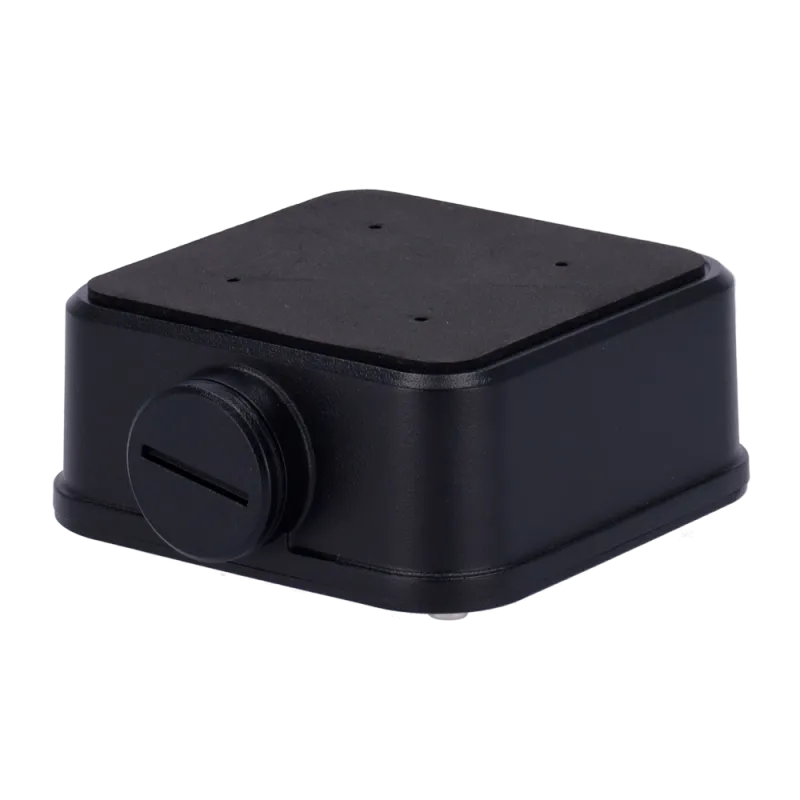 Caja de conexiones - Para cámaras bullet - Apto para uso exterior - Instalación en techo o pared - Color Negro - Pasa...